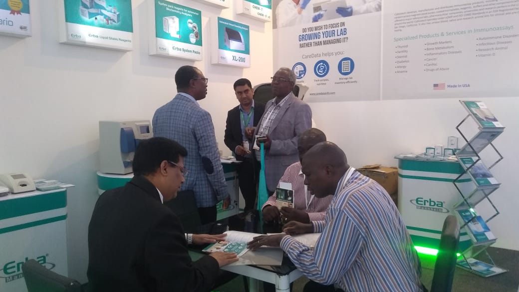 Erba at Medlab east africa